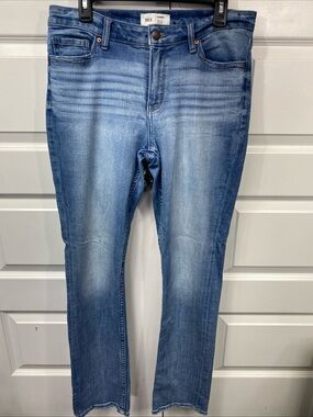 BKE Gabby Curvy Fit High Rise Straight Denim Jeans Stretch Medium Wash 29x32